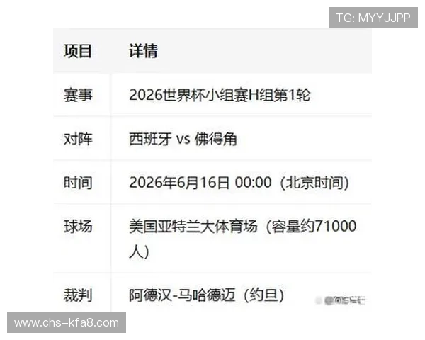2026年世界杯西班牙对佛得角比赛结果及影响因素全面解读